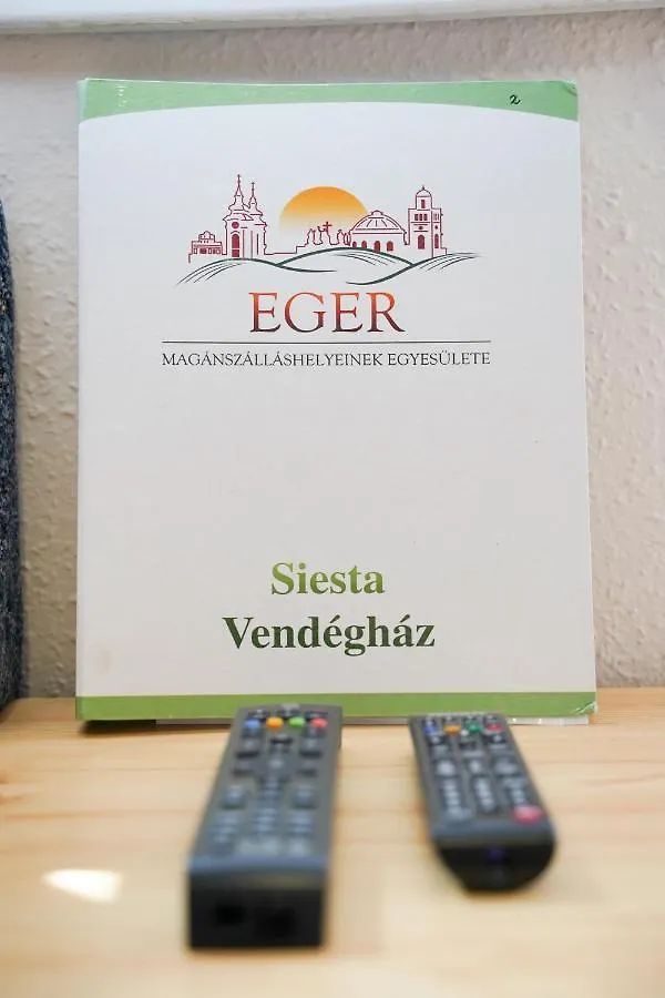 Tatil Evi Siesta Vendeghaz Villa Eğri Macaristan